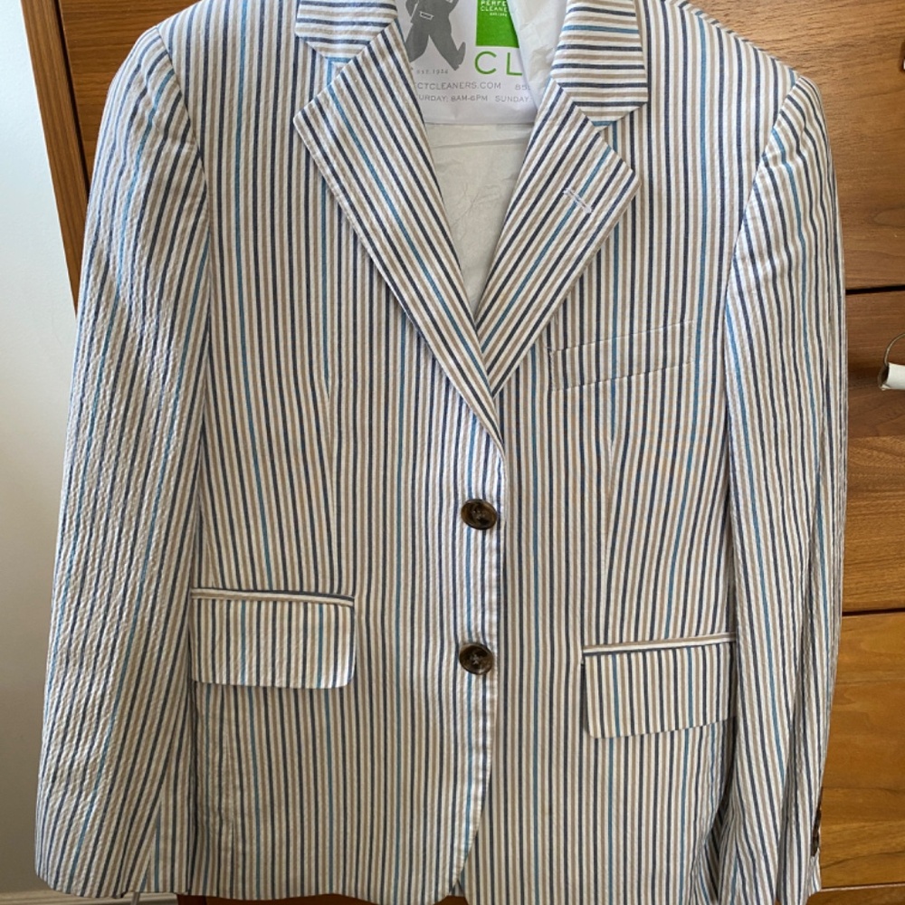 Brooks Brothers Seersucker Suit Size 10